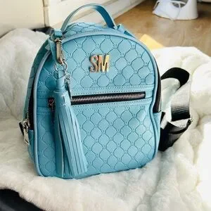 Steve Madden | Bags | Steve Madden Teal Quilted Backpack  display picture 3